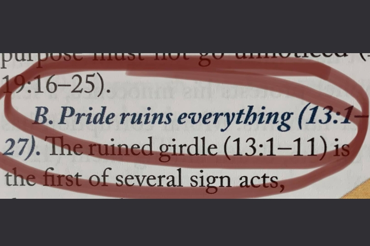 Pride ruins everything