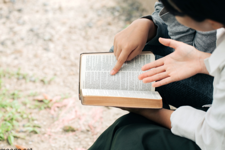 couple reading bible