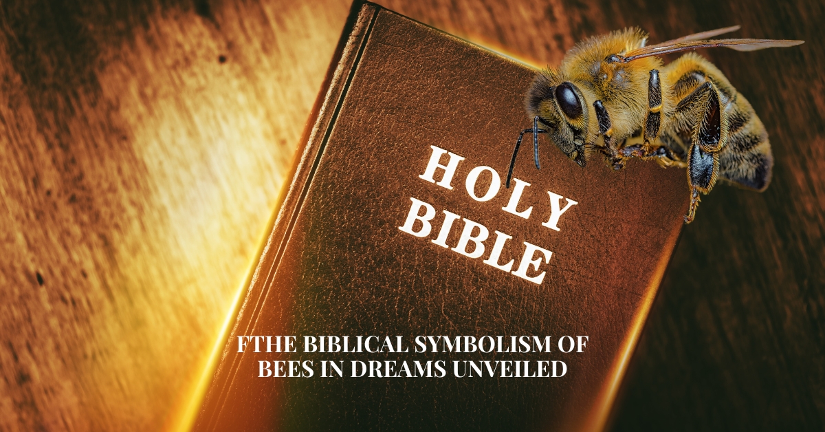 holly bible and honey bee focus